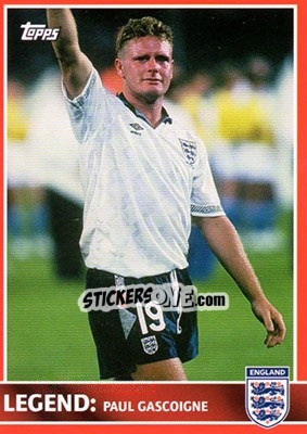 Sticker Paul Gascoigne - England 2005 n. 75 - Topps