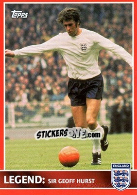 Sticker Sir Geoff Hurst - England 2005 n. 78 - Topps