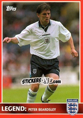 Cromo Peter Beardsley - England 2005 - Topps