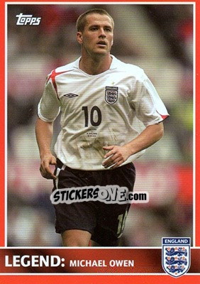 Sticker Michael Owen - England 2005 - Topps