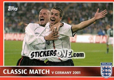 Sticker v Germany 2001 - England 2005 - Topps