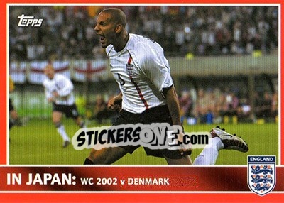 Sticker v Denmark - England 2005 - Topps