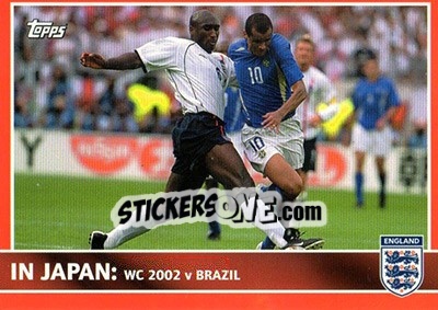Sticker v Brazil - England 2005 - Topps