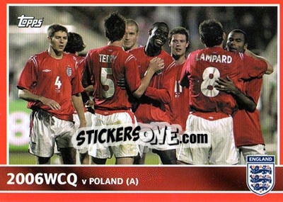 Sticker v Poland - England 2005 n. 96 - Topps