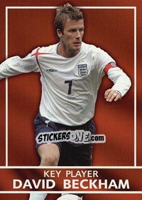 Cromo David Beckham - England 2005 - Topps