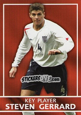 Sticker Steven Gerrard - England 2005 n. S6 - Topps