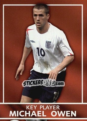 Sticker Michael Owen - England 2005 - Topps