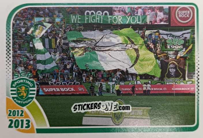 Figurina É dificil conter a emoção,... - Sporting Lisbon 2012-2013 n. 7 - Panini