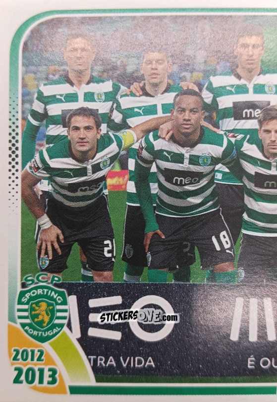 Sticker Equipa Sporting - Sporting Lisbon 2012-2013 n. 8 - Panini