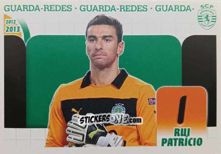 Sticker Rui Patrício - Sporting Lisbon 2012-2013 n. 12 - Panini