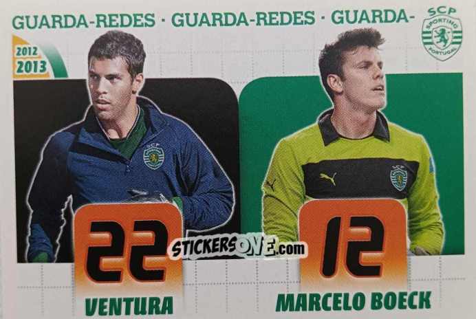 Sticker Ventura / Marcelo Boeck - Sporting Lisbon 2012-2013 n. 13 - Panini