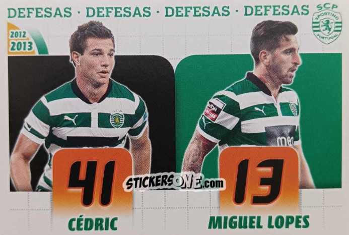 Figurina Cédric / Miguel Lopes - Sporting Lisbon 2012-2013 n. 14 - Panini