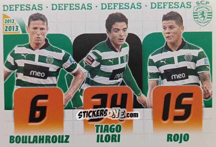 Cromo Boulahrouz / Tiago Ilori / Rojo - Sporting Lisbon 2012-2013 n. 15 - Panini