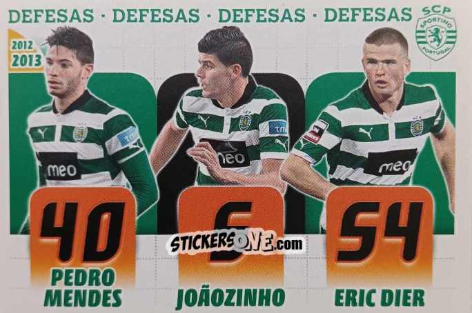 Sticker Pedro Mendes / Joãozinho / Eric Dier - Sporting Lisbon 2012-2013 n. 16 - Panini