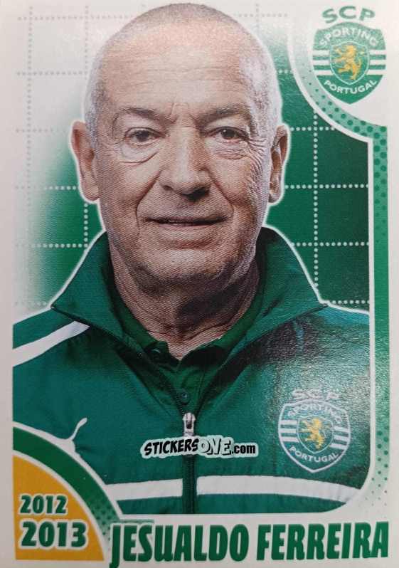 Cromo Jesualdo Ferreira - Sporting Lisbon 2012-2013 n. 21 - Panini