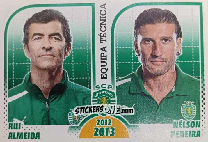 Cromo Rui Almeida / Nélson Pereira - Sporting Lisbon 2012-2013 n. 26 - Panini