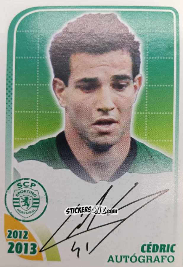 Figurina Cédric (Autógrafo) - Sporting Lisbon 2012-2013 n. 39 - Panini