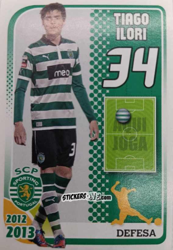 Figurina Tiago Ilori 34 - Sporting Lisbon 2012-2013 n. 61 - Panini