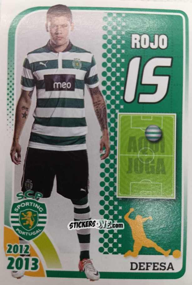 Cromo Rojo 15 - Sporting Lisbon 2012-2013 n. 64 - Panini