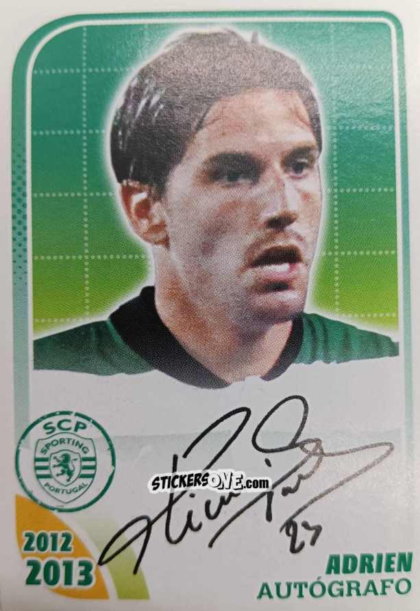 Sticker Adrien (Autógrafo) - Sporting Lisbon 2012-2013 n. 110 - Panini