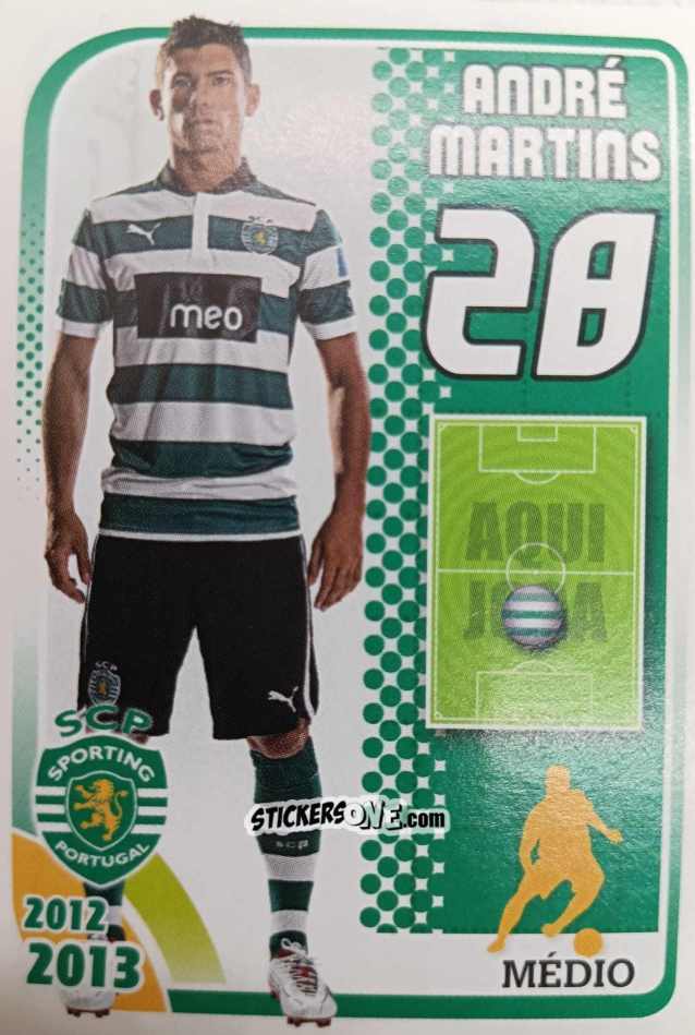 Sticker André Martins 28 - Sporting Lisbon 2012-2013 n. 112 - Panini
