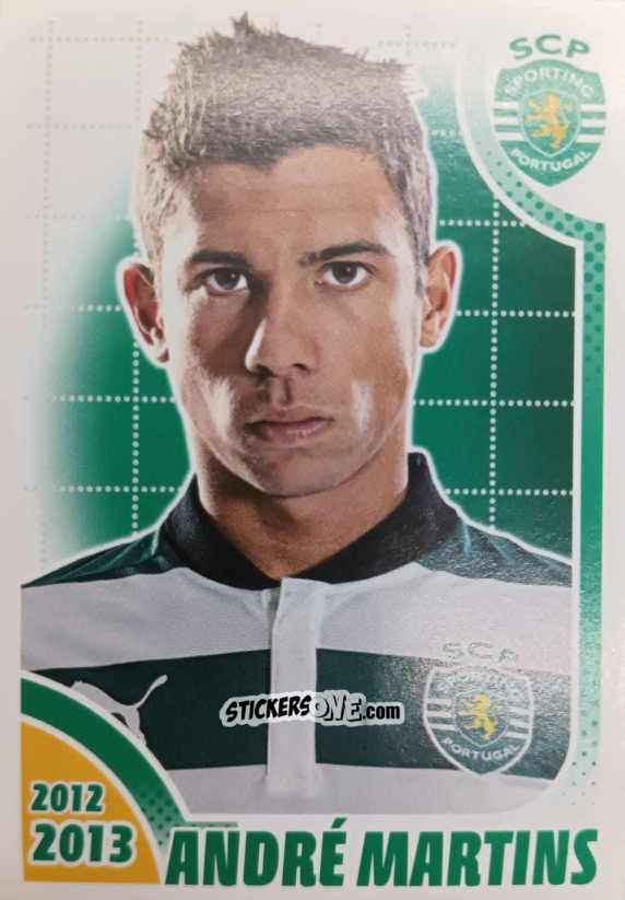 Cromo André Martins - Sporting Lisbon 2012-2013 n. 114 - Panini