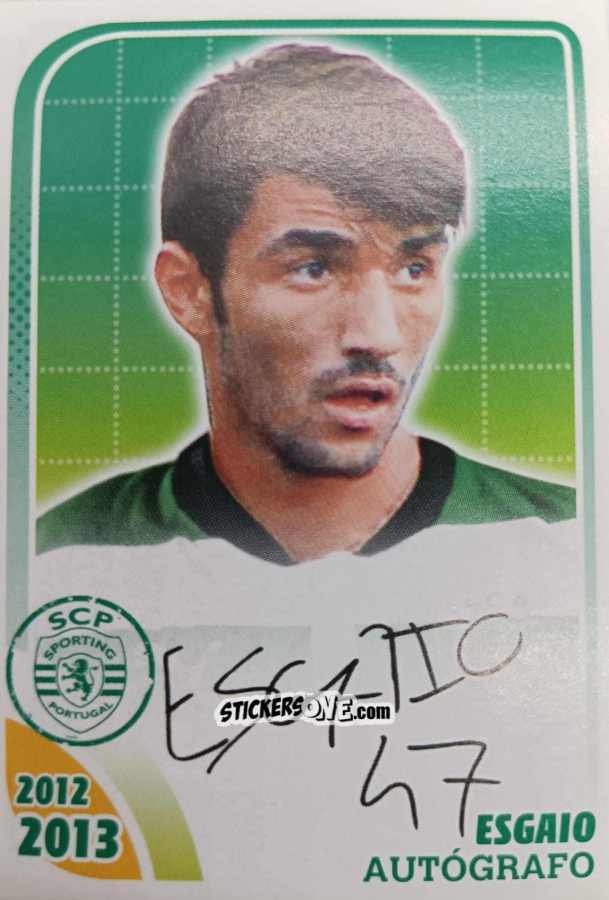 Figurina Esgaio (Autógrafo) - Sporting Lisbon 2012-2013 n. 122 - Panini