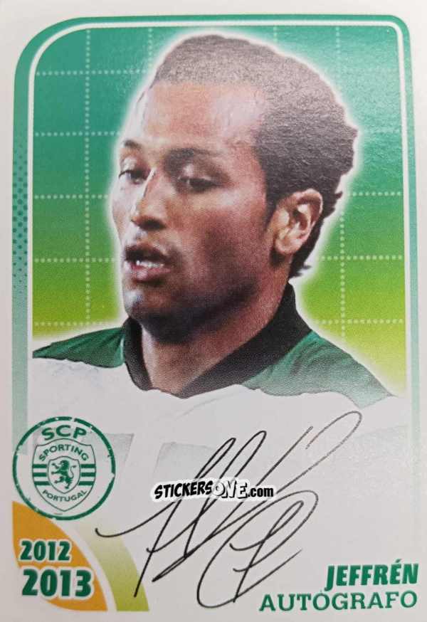 Cromo Jeffrén (Autógrafo) - Sporting Lisbon 2012-2013 n. 134 - Panini