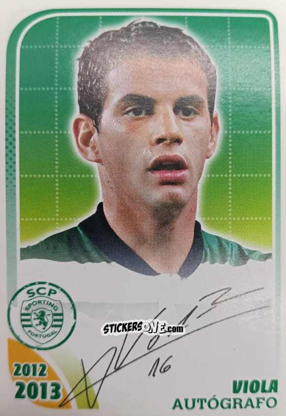 Figurina Viola (Autógrafo) - Sporting Lisbon 2012-2013 n. 147 - Panini