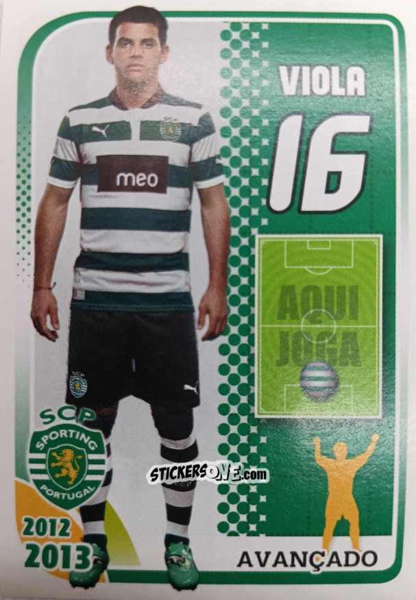 Cromo Viola 16 - Sporting Lisbon 2012-2013 n. 148 - Panini
