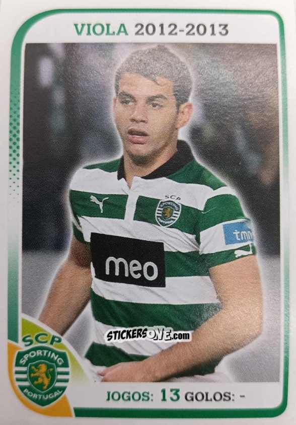 Sticker Viola 2012-2013 - Sporting Lisbon 2012-2013 n. 149 - Panini