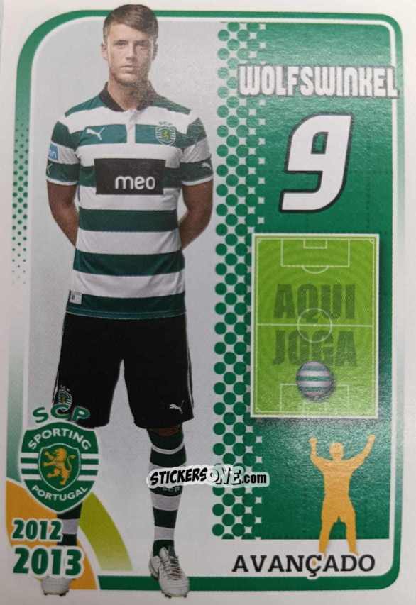 Sticker Wolfswinkel 9 - Sporting Lisbon 2012-2013 n. 157 - Panini