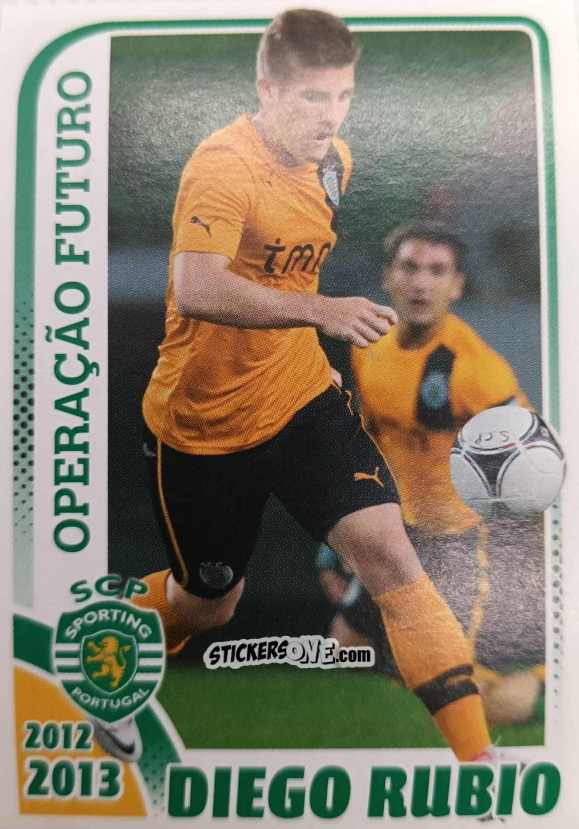 Cromo Diego Rubio - Sporting Lisbon 2012-2013 n. 164 - Panini