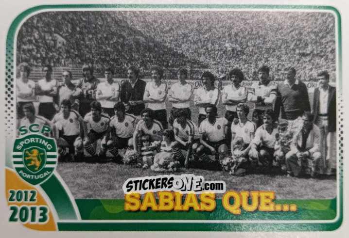 Sticker Equipa... Campeonato 79-80 - Sporting Lisbon 2012-2013 n. 167 - Panini