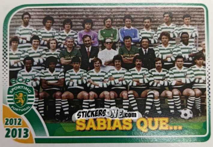 Sticker Equipa... Campeonato 81-82 - Sporting Lisbon 2012-2013 n. 168 - Panini