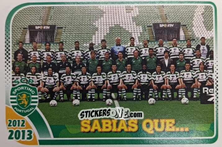 Sticker Equipa 99-00 - Sporting Lisbon 2012-2013 n. 171 - Panini