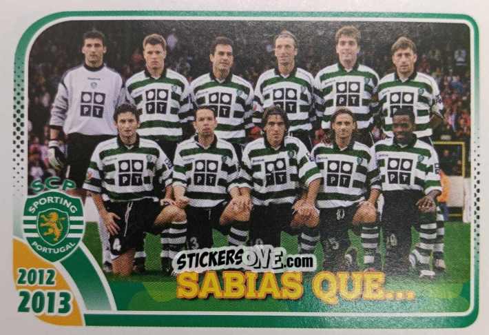 Sticker Equipa 01-02 - Sporting Lisbon 2012-2013 n. 172 - Panini