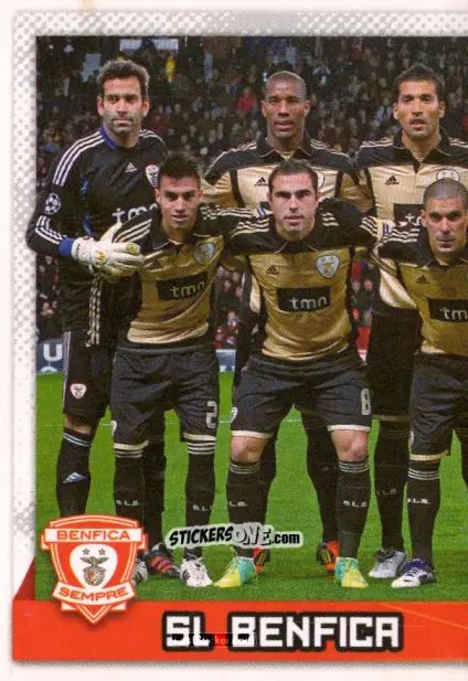 Sticker Equipa SL Benfica 2011-2012 - Sl Benfica 2011-2012 n. 6 - Panini