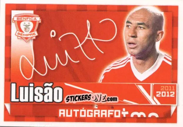 Sticker Luisão (Autógrafo) - Sl Benfica 2011-2012 n. 37 - Panini