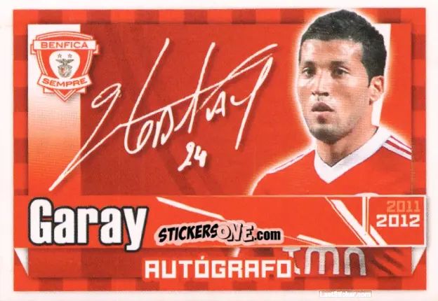 Sticker Garay (Autógrafo) - Sl Benfica 2011-2012 n. 43 - Panini