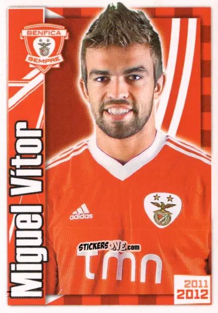Sticker Miguel Vítor - Sl Benfica 2011-2012 n. 50 - Panini
