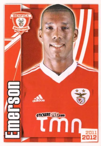 Cromo Emerson - Sl Benfica 2011-2012 n. 56 - Panini