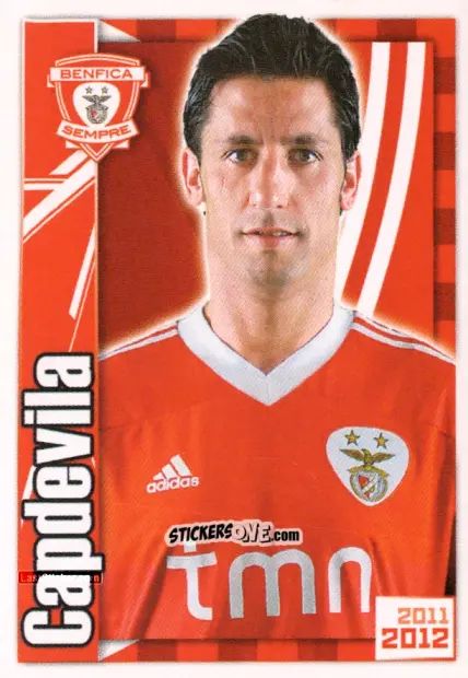 Sticker Capdevila - Sl Benfica 2011-2012 n. 62 - Panini