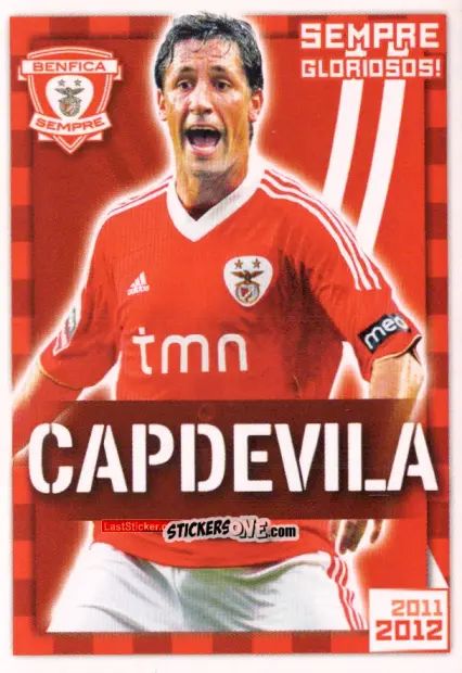 Sticker Capdevila (Sempre Gloriosos!) - Sl Benfica 2011-2012 n. 66 - Panini