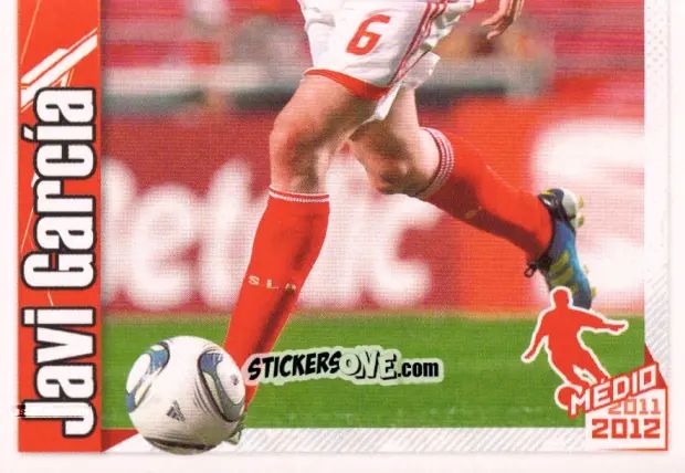 Sticker Javi García - Sl Benfica 2011-2012 n. 88 - Panini