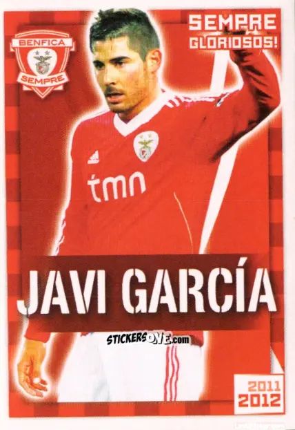 Sticker Javi García (Sempre Gloriosos!) - Sl Benfica 2011-2012 n. 90 - Panini