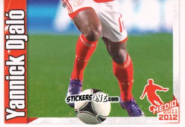 Sticker Yannick Djaló - Sl Benfica 2011-2012 n. 112 - Panini
