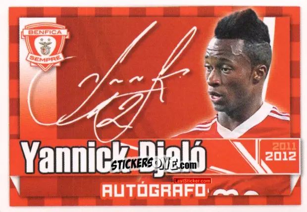 Sticker Yannick Djaló (Autógrafo) - Sl Benfica 2011-2012 n. 115 - Panini
