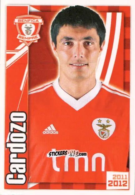 Sticker Cardozo - Sl Benfica 2011-2012 n. 128 - Panini