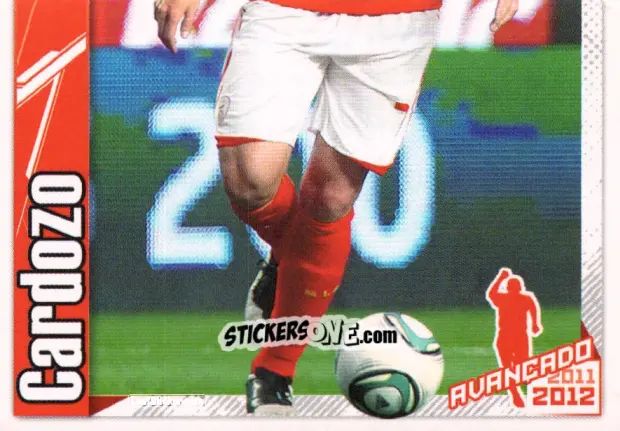 Sticker Cardozo - Sl Benfica 2011-2012 n. 130 - Panini